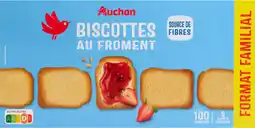 Auchan Auchan biscottes au froment auchan offre