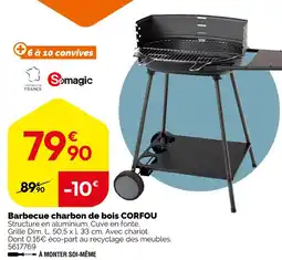 Weldom Somagic barbecue charbon de bois corfou offre