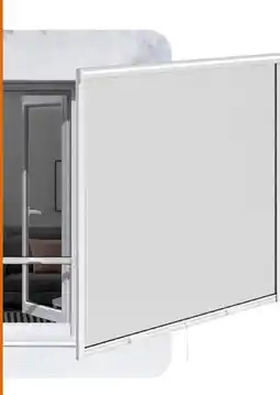 Weldom Isoxa moustiquaire à enroulement vertical pour fenêtre offre