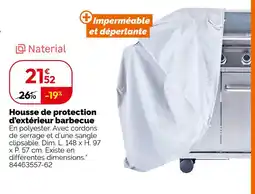 Weldom Naterial housse de protection d’extérieur barbecue offre
