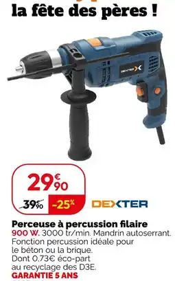 Weldom Dexter perceuse à percussion filaire offre