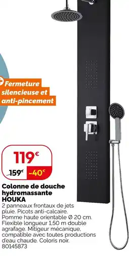 Weldom Houka colonne de douche hydromassante offre