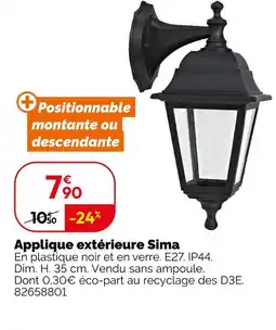 Weldom Applique extérieure sima offre