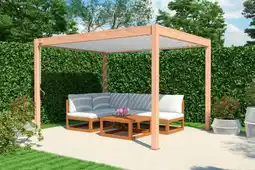 Brico Dépôt Pergola blanche 3 x 4 m offre