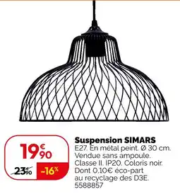 Weldom Suspension simars offre