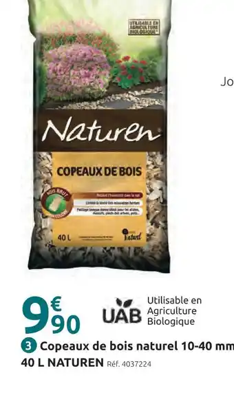 Naturen copeaux de bois naturel 10-40 mm