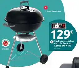 Mr Bricolage Weber barbecue charbon de bois compact kettle offre