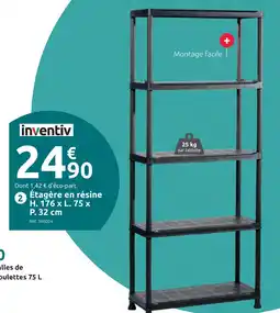 Mr Bricolage Inventiv étagère en résine offre