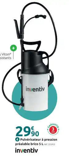 Mr Bricolage Inventiv pulvérisateur à pression préalable brico 5 l offre