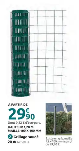Mr Bricolage Grillage soudé offre