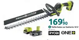Mr Bricolage Ryobi taille-haies sur batterie 18 v offre