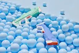 Auchan Onetwofun mini pistolet à eau electrique 22cm offre