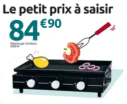 Mr Bricolage Plancha gaz 3 brûleurs offre