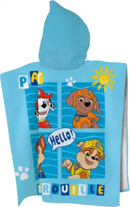 Auchan Sansmarque ponchon enfant pat patrouille offre