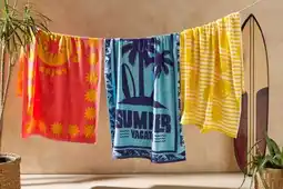 Auchan Actuel drap de plage chic summer actuel offre