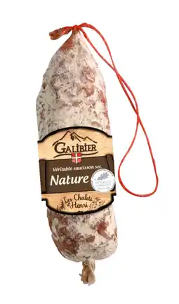 Auchan Supermarché Henri raffin saucisson sec le galibier offre