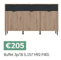 Meubles Crack Buffet 3p/3t offre