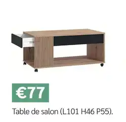 Meubles Crack Table de salon offre