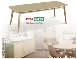 Meubles Crack Table sansa offre