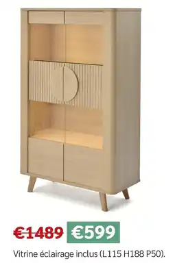 Meubles Crack Vitrine éclairage inclus offre