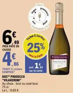 E.Leclerc E.leclerc - prosecco offre