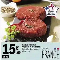 E.Leclerc Viande bovine: pavé à griller offre