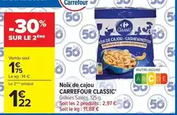 Carrefour Market Carrefour - noix de cajou classic offre