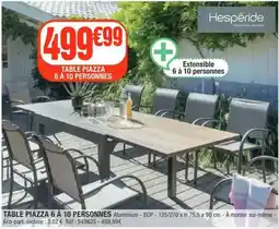 La Foir'Fouille Table piazza 6 a 10 personnes offre