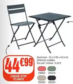 La Foir'Fouille Chaise offre