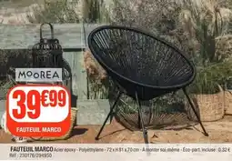 La Foir'Fouille Moorea - fauteuil marco offre