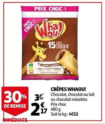 Auchan Crêpes whaou! offre