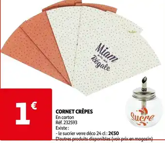 Cornet crêpes