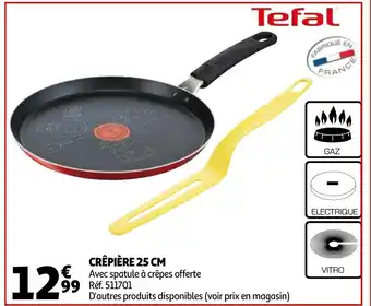Auchan Crêpière 25 cm offre