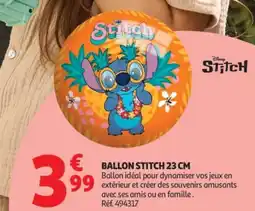 Auchan ballon stitch offre