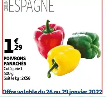 Poivrons panachés