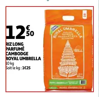 Auchan Riz long parfumé cambodge royal umbrella offre