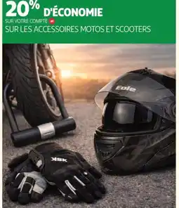Auchan Sur les accessoires motos et scooters offre