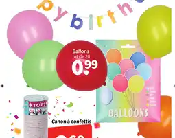 Wibra Ballons lot de 20 offre