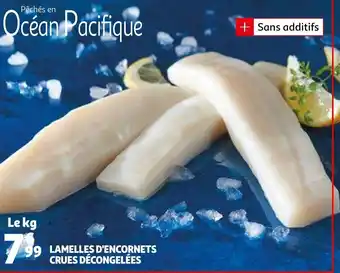 Auchan Lameless d'encornets crues décongelées offre