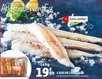 Auchan 4 Dos de cabillaud offre