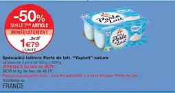 Monoprix YOPLAIT Spécialité laitière Perle de lait nature offre