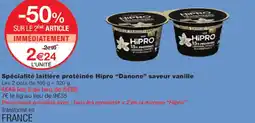 Monoprix DANONE Spécialité laitière protéinée Hipro saveur vanille offre