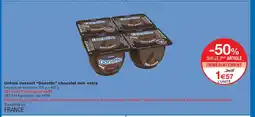 Monoprix DANETTE Crème dessert chocolat noir extra offre