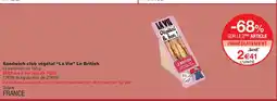 Monoprix LA VIE Sandwich club végétal Le British offre