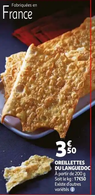 Oreillettes du languedoc