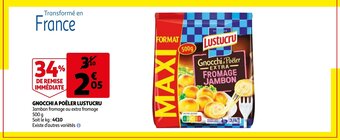 Auchan Gnocchi à poêler lustucru offre