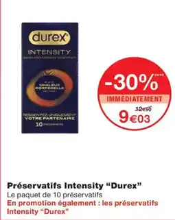 Monoprix DUREX Préservatifs Intensity offre
