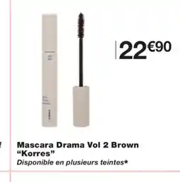 Monoprix KORRES Mascara Drama Vol 2 Brown offre
