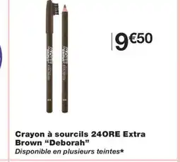 Monoprix DEBORAH Crayon à sourcils 24ORE Extra Brown offre