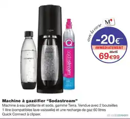 Monoprix SODASTREAM Machine à gazéifier offre